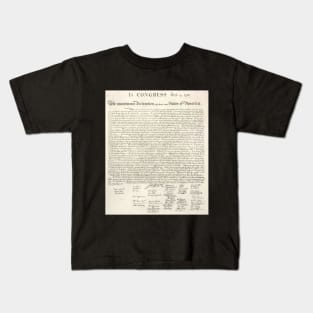 Declaration Of Independence Kids T-Shirt